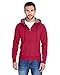 Hanes MenÂ¡Â¯s Nano Premium Lightweight Full Zip Hoodie-S-Deep Red