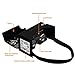 Black Cardboard Virtual Reality Glasses By Samtung | Ultimate 3D Headset Goggles For iPhone Samsung Android & Cell Phones Up To 5.7 | With Nose & Forehead Sponge Suction Cups Lens Cloth & More