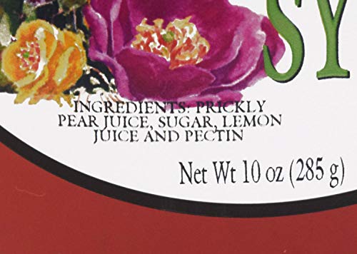 Shadow River Gourmet Prickly Pear Cactus Syrup Made From Real Cactus Fruit Juice, 10 oz Jar