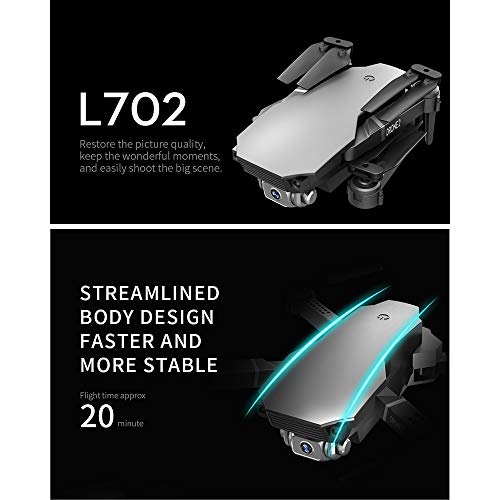 Cobeky RC Drohne mit 4K HD Weit Winkel Doppel Kamera Drohne 2.4G WiFi FPV Drohne HHHen Halte Modus RC Quadcopter Drohne… – Bild 6