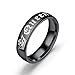 Blowin Her King His Queen Black Stainless Steel Wedding Band Set Anniversary Engagement Promise Ring
