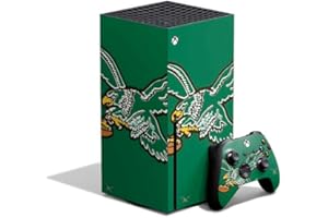 Skinit Decal Gaming Skin Compatible with Xbox Series X Bundle - Officially Licensed NFL Philadelphia Eagles Retro Logo Design