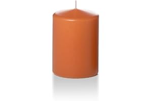 yummi 3" x 4" Sienna Round Pillar Candles - 3 per Pack