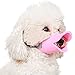 NACOCO Anti Bite Duck Mouth Shape Dog Mouth Covers Anti-Called Muzzle Masks Pet Mouth Set Bite-Proof (Pink, M)