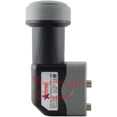 Avenger standard ku band dual lnbf ksc322 10750 0.2db noise