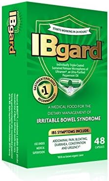 IBgard Irritable Bowel Syndrome Capsules, 48 Capsules Per Box (5 Boxes)