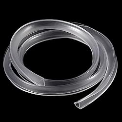 uxcell U Channel Edge Trim, 4.9ft Length Rubber