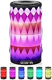 MIANOVA LED Bluetooth Speaker,Night Light Changing