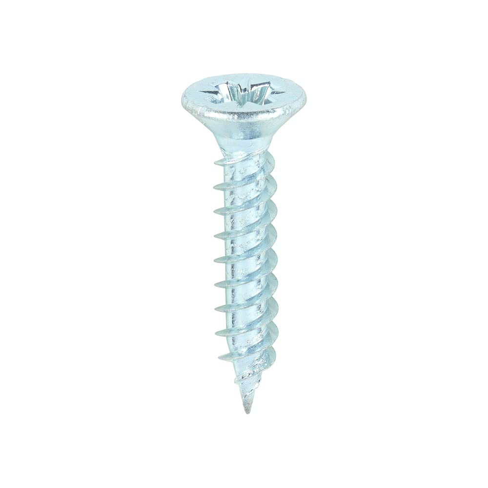 TIMCO Twin-Threaded Woodscrews - PZ - Double Countersunk - 6 x 3/4 - Zinc Plated - Box of 200 โ image 1