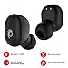 PunkBuds Capsule True Wireless Bluetooth Earbuds W/Noise Cancelling Mic IP67 Waterproof Storage & Fast Charger Case W/Built-In Speaker, Reliable Bluetooth 4.1 Technology & Long Battery Life [Black]