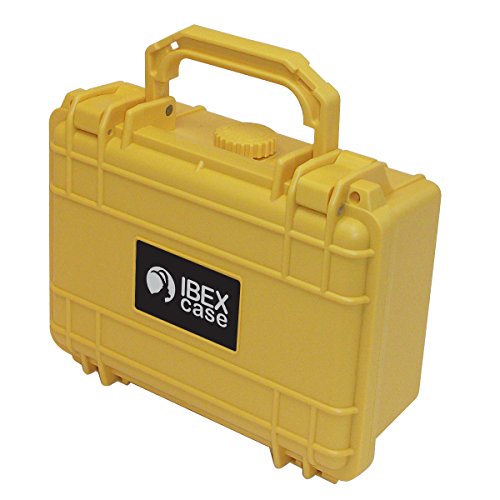 Ibex Cases Yellow Watertight Hard Rugged Case with Customizable Foam