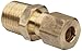 Anderson Metals - 50068-0302 Brass Tube Fitting, Connector, 3/16