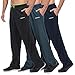 CENFOR Men's Sweatpants with Pockets Open Bottom Workout Pants, for Athletic, Jogging, Training, Casual