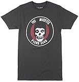 Misfits Original Fiend Club Official Mens Tee T Shirt Skull and Logo Short Sleeve (XL)