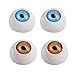 szzijia 8pcs 20mm Doll Eyeball Half Round Acrylic Eyes for DIY Reborn Baby Doll Bear