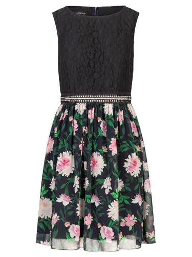 APART Fashion Women's Cocktailkleid Cocktail Dress, Midnight Blue-Multicoloured, 20