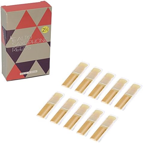 Kormest Alto Sax Reeds with Individual Plastic Case,Strength 2.5,box of 10