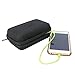 Khanka Carrying Travel Case For RAVPower 16750mAh / 13000mAh / 13400mAh Portable External Charger Battery Power Bank - Black