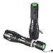 LED Flashlight, AMASKY XLM-T6 Zoomable Water Resistant Bright LED Flashlight with 1600LM Torch Adjustable for OutdoorBottom Click (2 in pack)