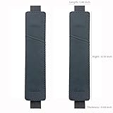 diodrio, Pen Holder, Pencil Holder, Pen Sleeve Case for Notebooks, Journals, Rigid Tablet Covers. Ultra Flat Design (2mm Thick), Detachable, Elastic Band, Premium Soft Touch PU Leather. 2 Per Pack.
