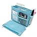 KLOUD City ® Blue Nylon Travel Handbag Pouch Bag in Bag Cosmetic Pocket with a Side Flap