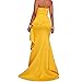 Shinieny Women's Strapless Ruffles Bodycon Prom Cocktail Long Dresses
