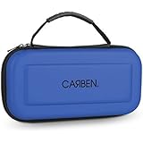 Carben NINSWTCH-EVA-BLU – NEW Protective Case with 10 Game Slots for Nintendo Switch, Blue