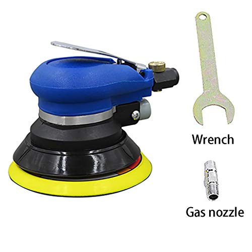 Polisher Kit for Cars, NXKang New 5''Air Palm Random Orbital Sander Hand Sanding Pneumatic Round - Car Beauty & Repair