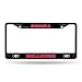 Rico Industries NCAA Georgia Bulldogs Standard Chrome License Plate Frame Team Color, 6 x 12.25-