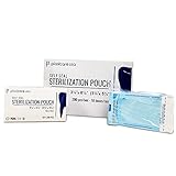 1000 Self-Sealing Sterilization Pouch, Autoclave Sterilizer Bags for Dental Offices, 3.5 x 5.25 (3.5 x 6.5) Paper/Blue Film (5 Boxes)