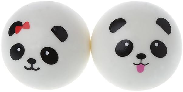 Lamdoo Squishy Panda Bun Stress Reliever Ball Slow Rising Decompression Toys Kids Toy A
