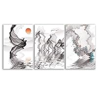 3 Piece Canvas Wall Art - Abstract Art - Canvas Prints Home Artwork Decoration for Living Room,Bedroom - 16