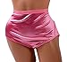 Viola's Secret Women Satin High Waist Brief 6 pack of Plus Size Plain Satin Underwear (3XL)