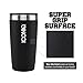 ICONIQ Stainless Steel Vacuum Insulated Tumbler, 20 ounce (Black)