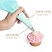 8 Small Tools Set With Silicone Bag & Coupler - TOP QUALITY - Russian Piping Tips Icing Nozzles - For Cakes or Cupcakes Decoration - Make Flowers and Leaves (8 tips with coupler and bag)