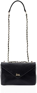 Barbie バービー ファッションシリーズ 高級puレザー ステンレスチェンベルト 斜め掛けバック ショルダーバッグ レディースバッグ ショルダーバッグ Amazon