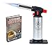 Vie De Chef Culinary Butane Torch - Best Creme Brulee Torch For Professional Kitchen & Baking Use - The Perfect Food Torch For All Cooking & Pastry Needs - Lifetime Guarantee - Recipe Ebook Included