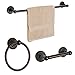 Dynasty Hardware 3800-ORB-3PC Palisades Series Bathroom Hardware Set, Oil Rubbed Bronze, 3-Piece Set, with 24