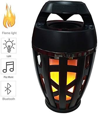 VM Shopping Mall Portable LED Flame Bluetooth Party Speaker With Enhanced Sound