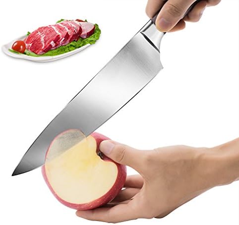 Yotece Chef Knife 8 inch Professional Kitchen Knife Japanese High Carbon Stainless Steel Knife with High Corrosion Resistance,Ergonomics Handle,Best Choice for Kitchen and Home