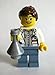 Lego Female Scientist Minifigure with Custom Beaker Utensil
