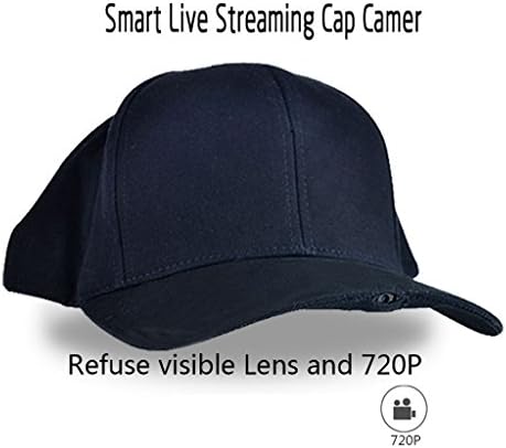 iMaxime Wearable Live Streaming Hat Cam HD 1080P Wireless Cap Hidden SPY Camera