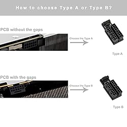 COMeap 12VHPWR 16 Pin 180 Degree Adapter ATX 3.0 16