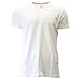 Calvin Klein Men's Short Sleeve Linear Abstract, White, Large