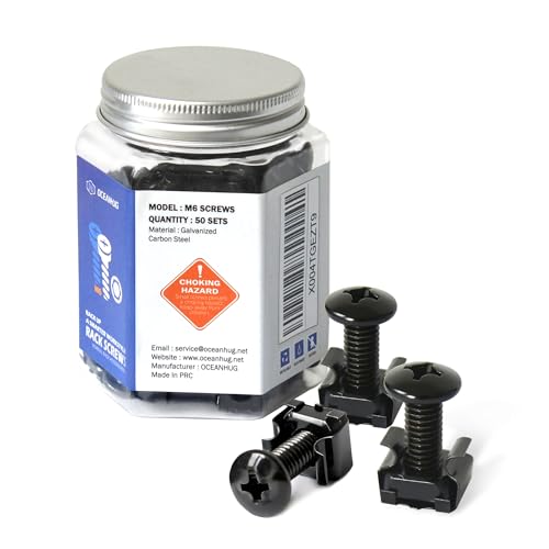 OCEANHUG M6 Rack Screws 50 Sets