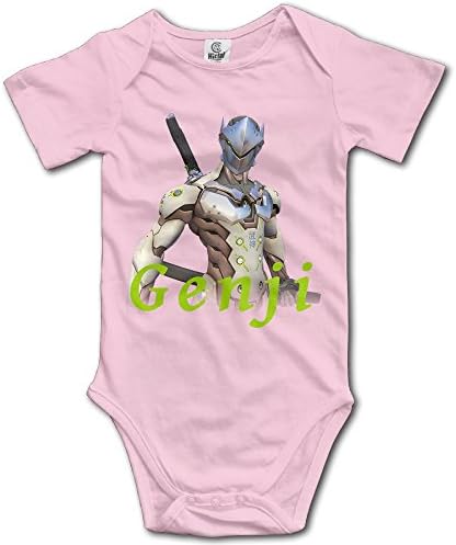 Yudou Overwatch Heros Genji Baby Bodysuits Unisex Short Sleeves