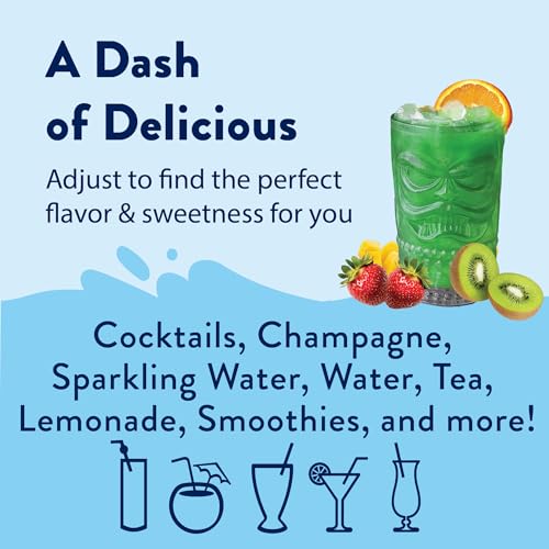 JORDAN’S SKINNY MIXES SUGAR FREE SYRUP, TROPIGAL FLAVOR, TROPICAL FRUIT FLAVORED WATER ENHANCER, DRINK MIX FOR ICE TEA, LEMONADE & MORE, ZERO CALORIE FLAVORING, KETO FRIENDLY, 25.4 FL OZ, 1 PACK
