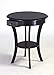 Frenchi Home Furnishing Frenchi Furniture Wood Round Table with Drawer & Shelf,Espresso …