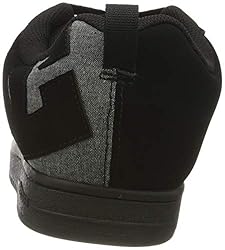 DC Shoes Men's Low-top Sneakers Skate Shoe, Black