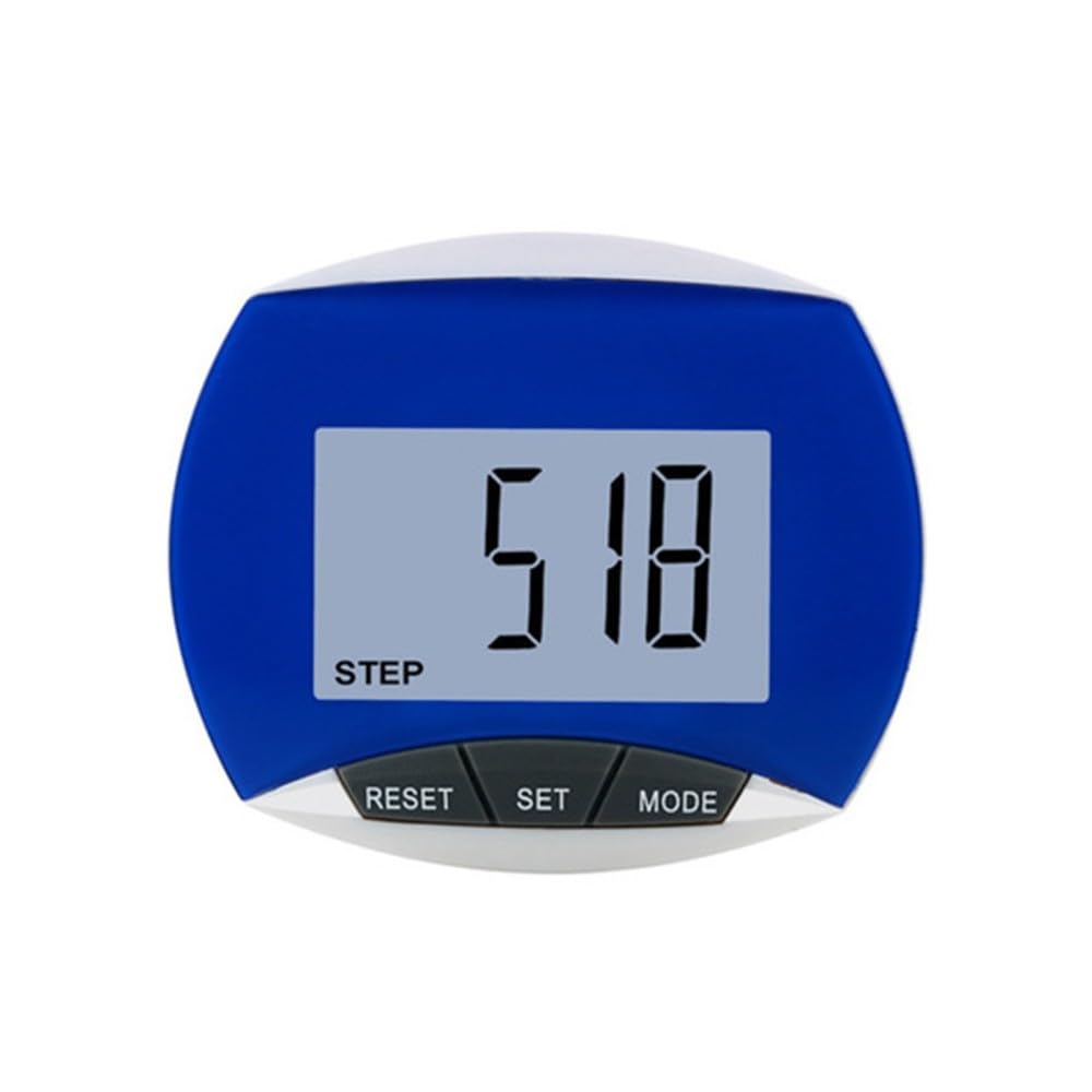 Simple 3D Pedometer,Walking Step Counter W/clip Digital Large LCD Display for Old People Calorie Counting Health Monitoring Fitness Activity Tracker